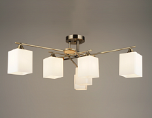 Люстра потолочная шестирожковая Мелодия Света Е27 220В Медь картинка 